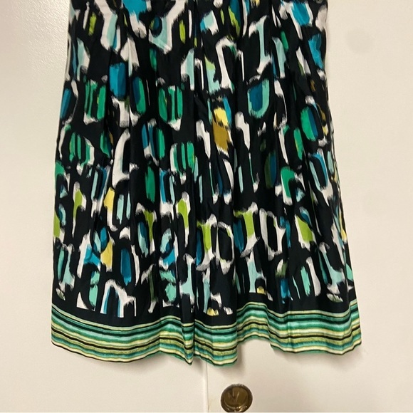 Muse printed belted strapless empire a line pockets dress Size XL - Picture 8 of 10